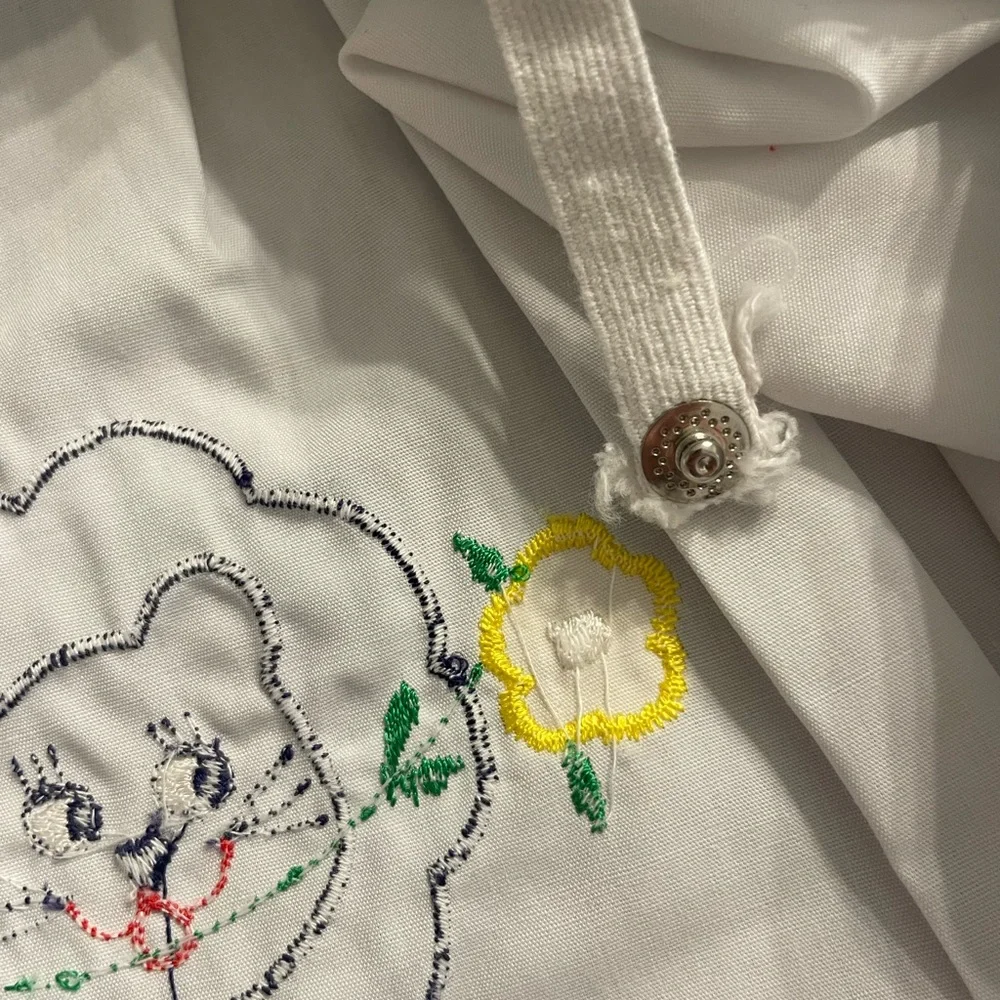 80’s Toddler Two-Piece Outfit with Green Plaid Lion Appliqué